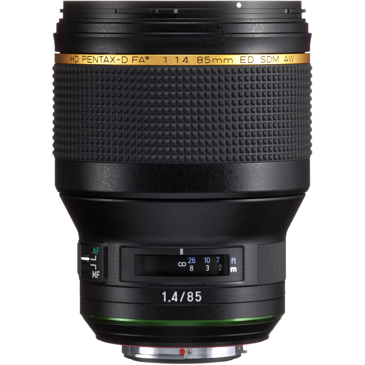 Lente Pentax HD PENTAX-D FA* 85mm f/1.4 ED SDM AW - vista frontal
