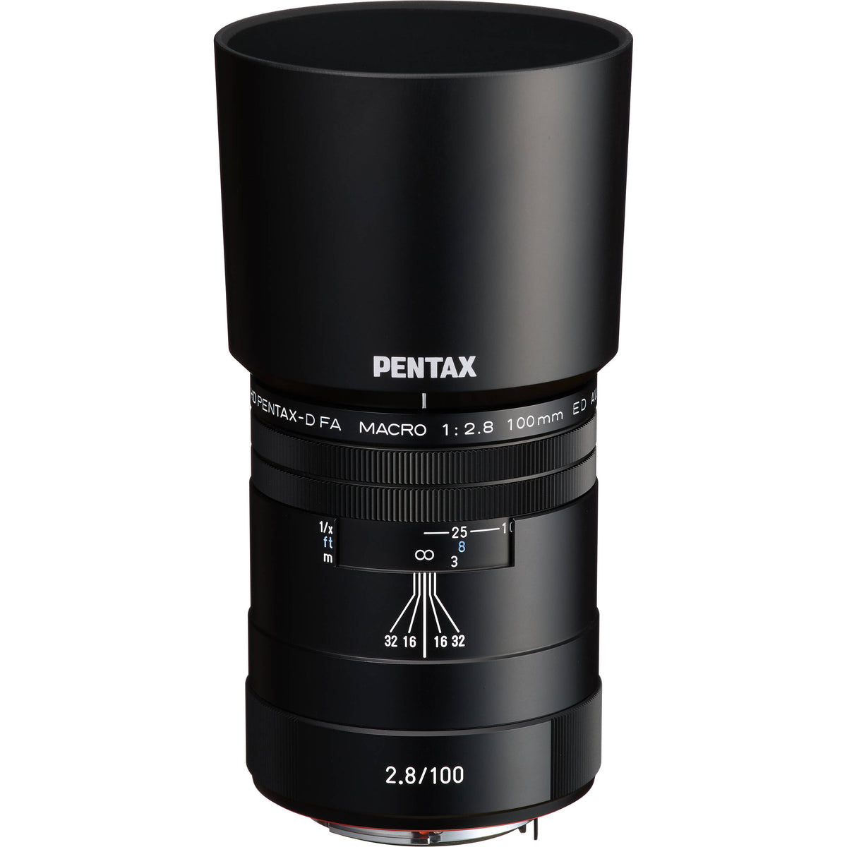 Lente Pentax HD Pentax-D FA Macro 100mm f/2.8 ED AW (Negro) - vista trasera