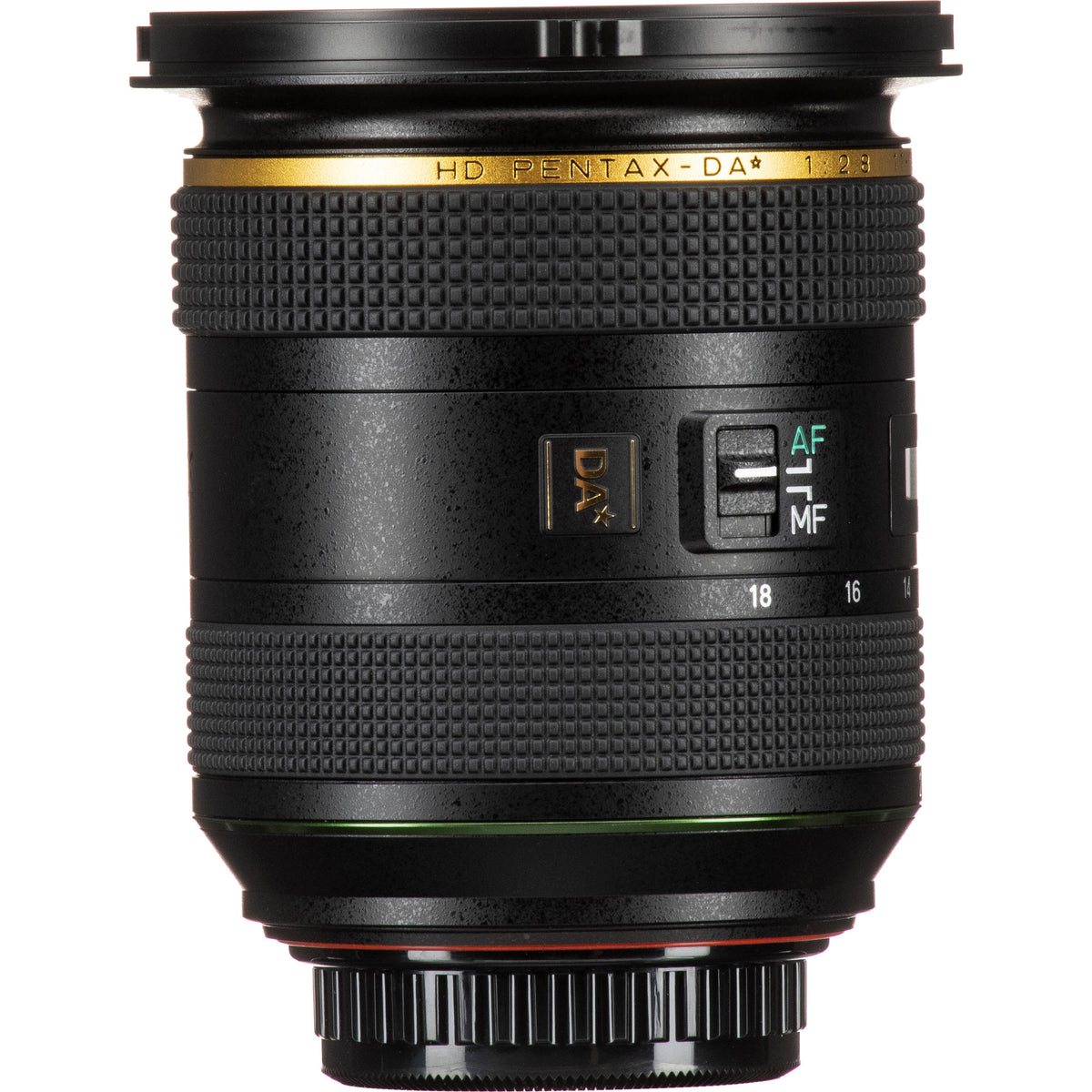 Lente Pentax HD Pentax DA* 11-18mm f/2.8 ED DC AW - en uso