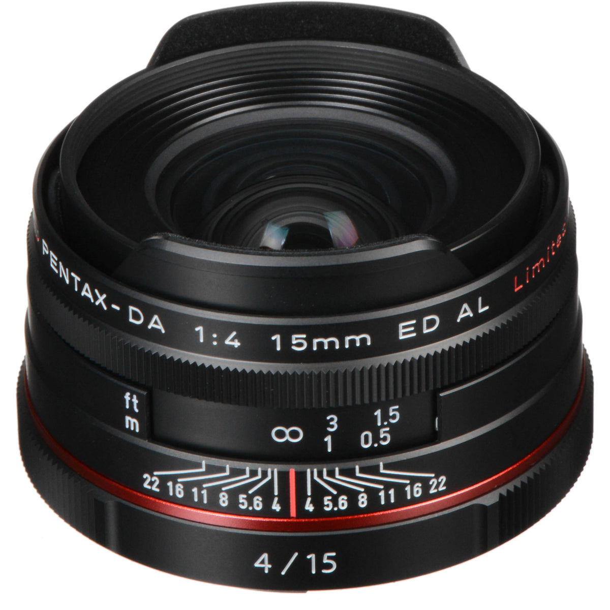 Lente Pentax HD Pentax DA 15mm f/4 ED AL Limited (Negro) - vista principal