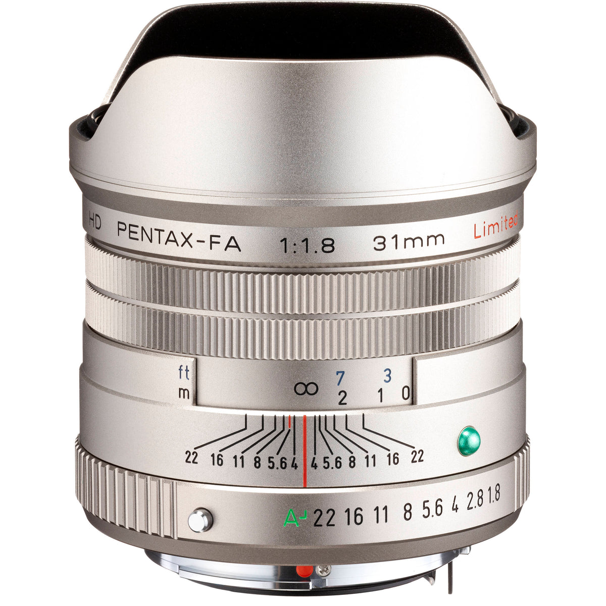 Lente Pentax HD Pentax-FA 31mm f/1.8 Limited (Plateado) - vista principal