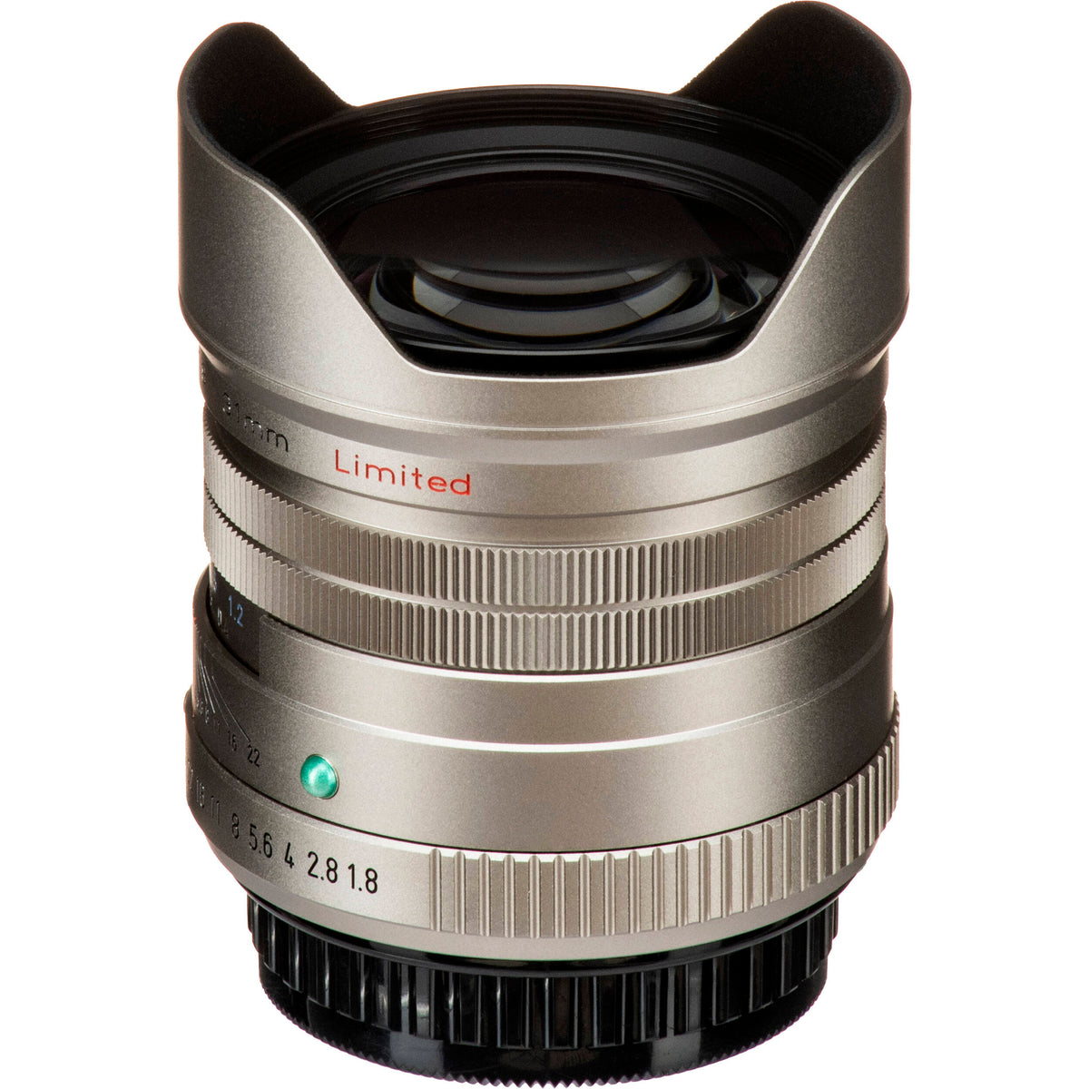 Lente Pentax HD Pentax-FA 31mm f/1.8 Limited (Plateado) - contenido de la caja