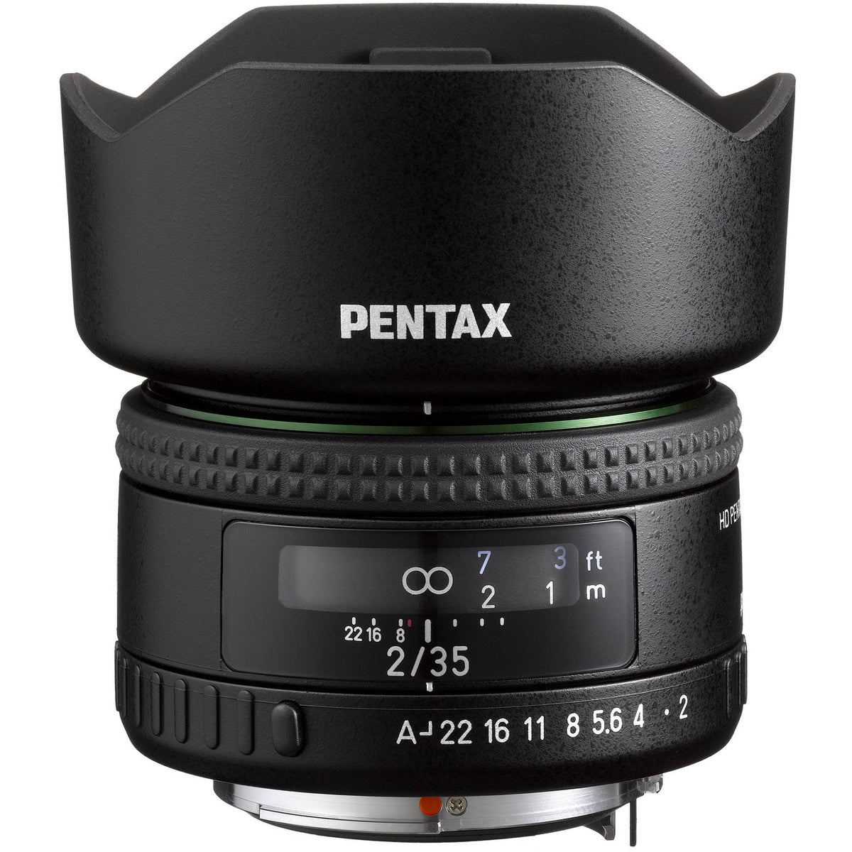 Lente Pentax HD Pentax-FA 35mm f/2 - vista lateral