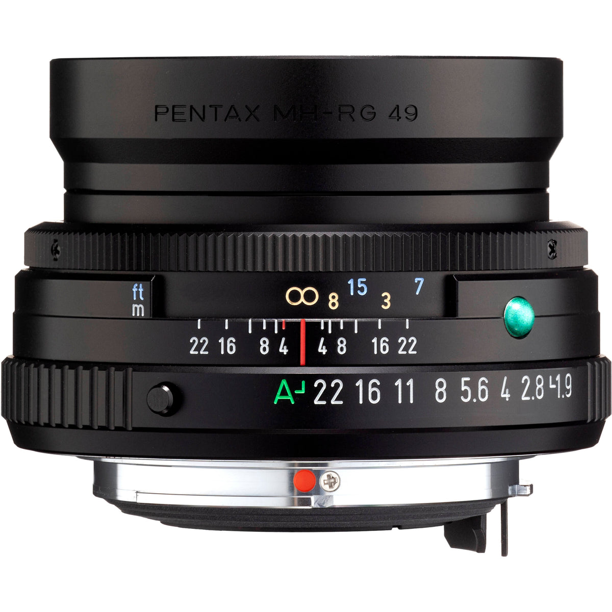 Lente Pentax HD Pentax-FA 43mm f/1.9 Limited (Negro) - vista lateral