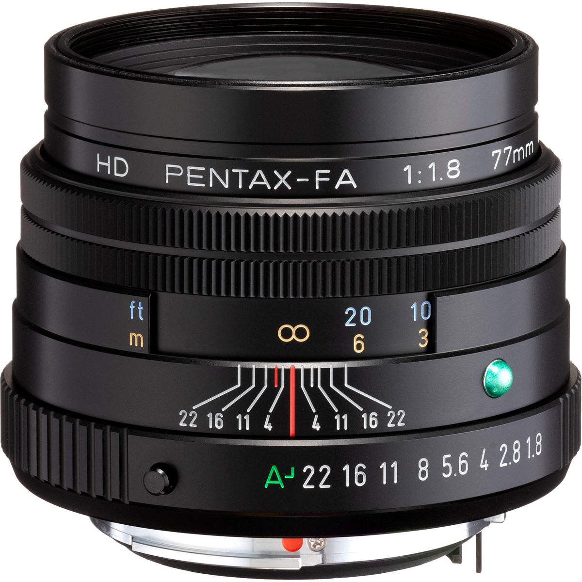 Lente Pentax HD Pentax-FA 77mm f/1.8 Limited (Negro) - vista principal