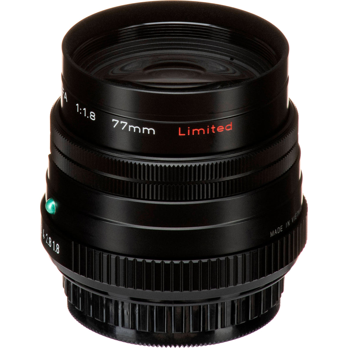 Lente Pentax HD Pentax-FA 77mm f/1.8 Limited (Negro) - puertos y conexiones