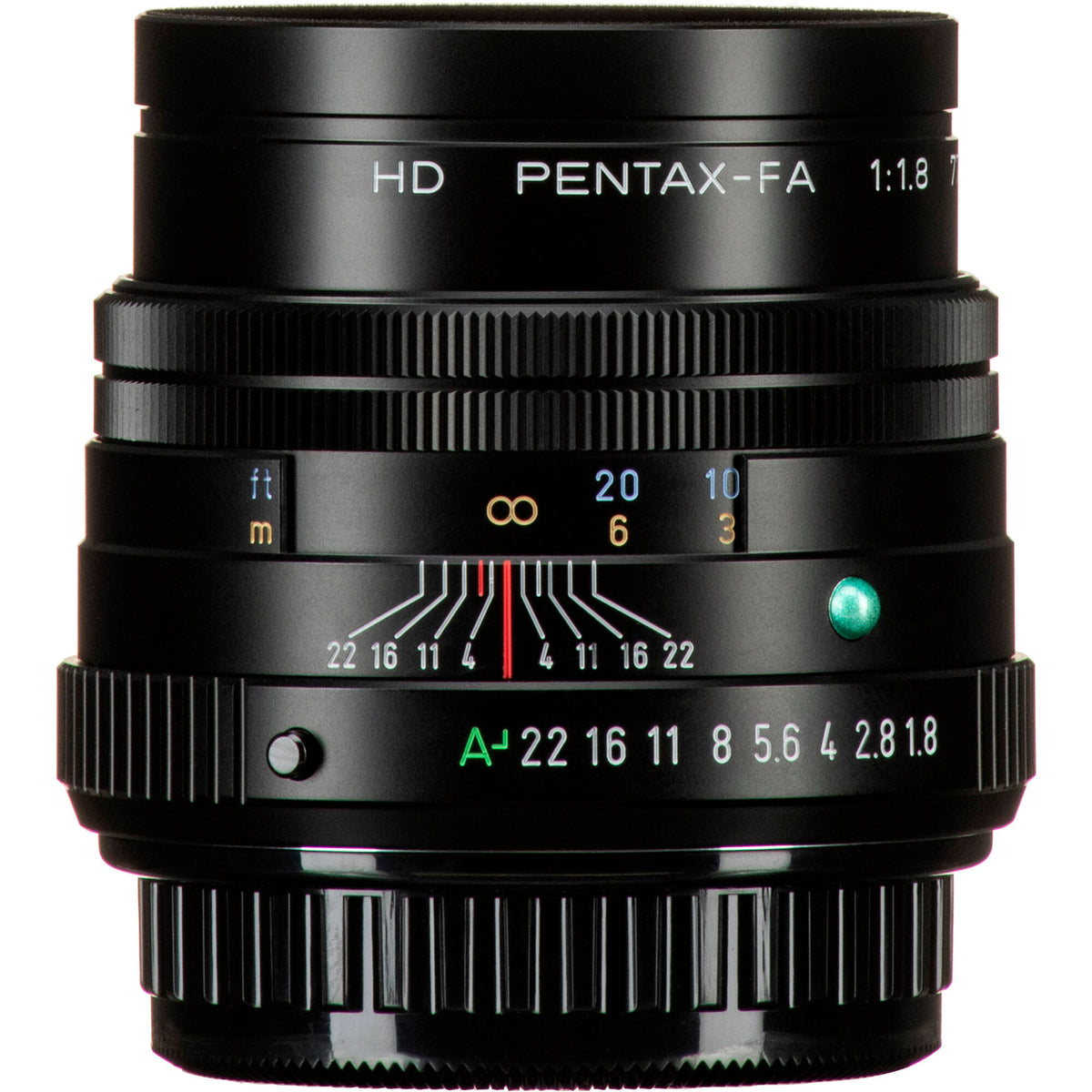 Lente Pentax HD Pentax-FA 77mm f/1.8 Limited (Negro) - en uso