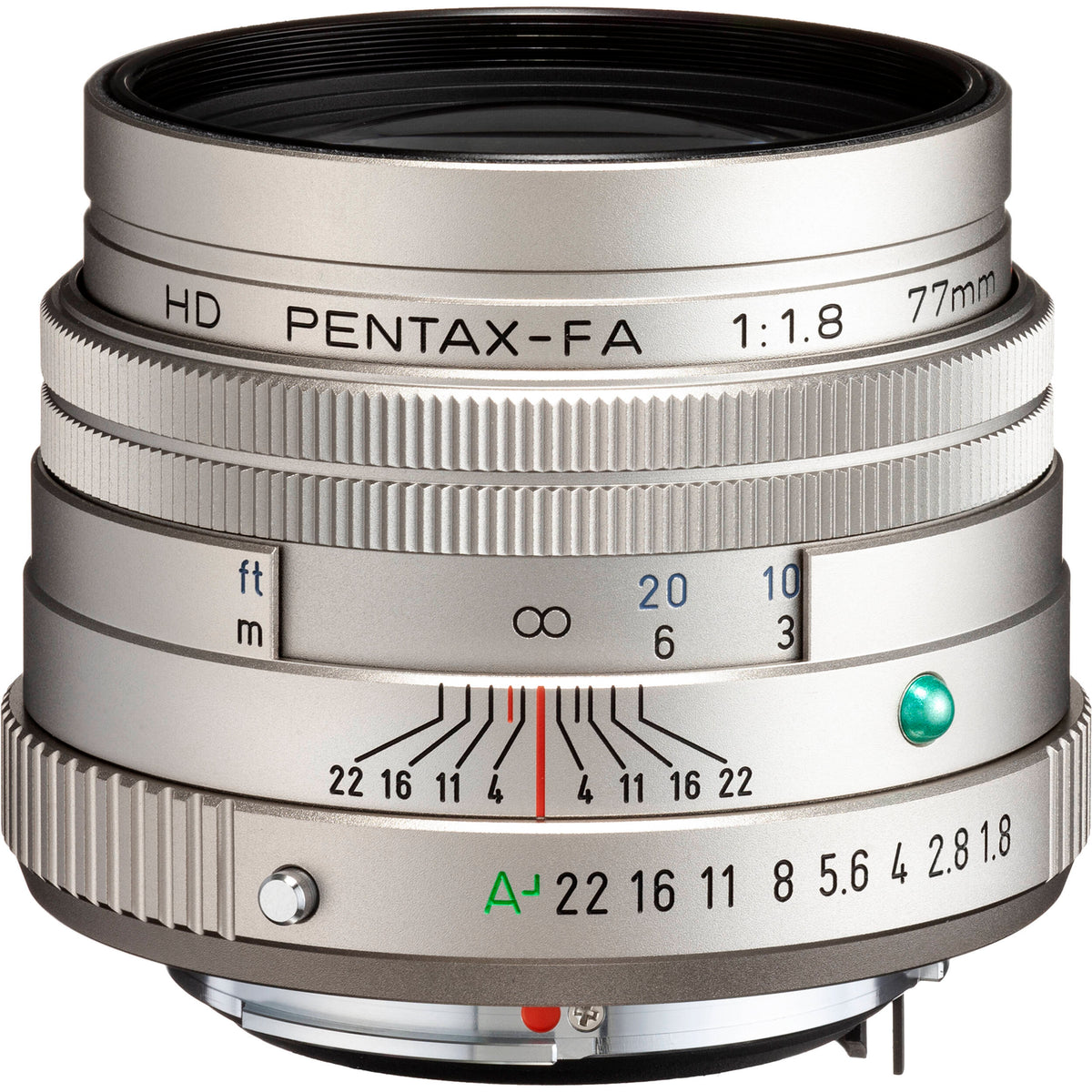 Lente Pentax HD Pentax-FA 77mm f/1.8 Limited (Plateado) - vista principal