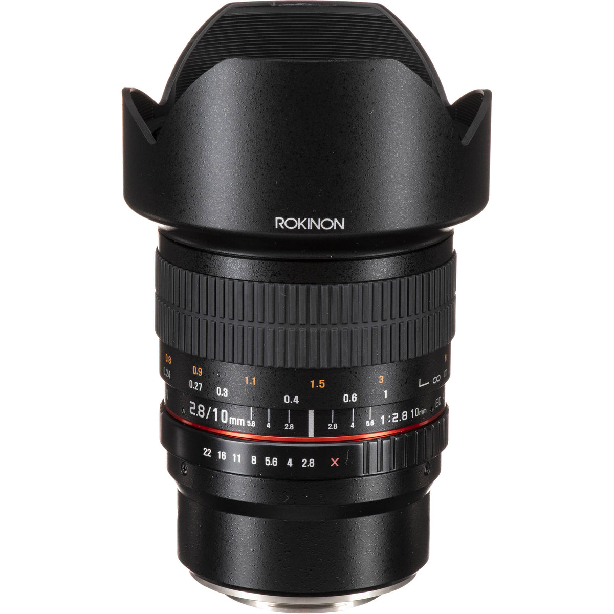 Lente Rokinon 10mm f/2.8 ED AS NCS - vista principal