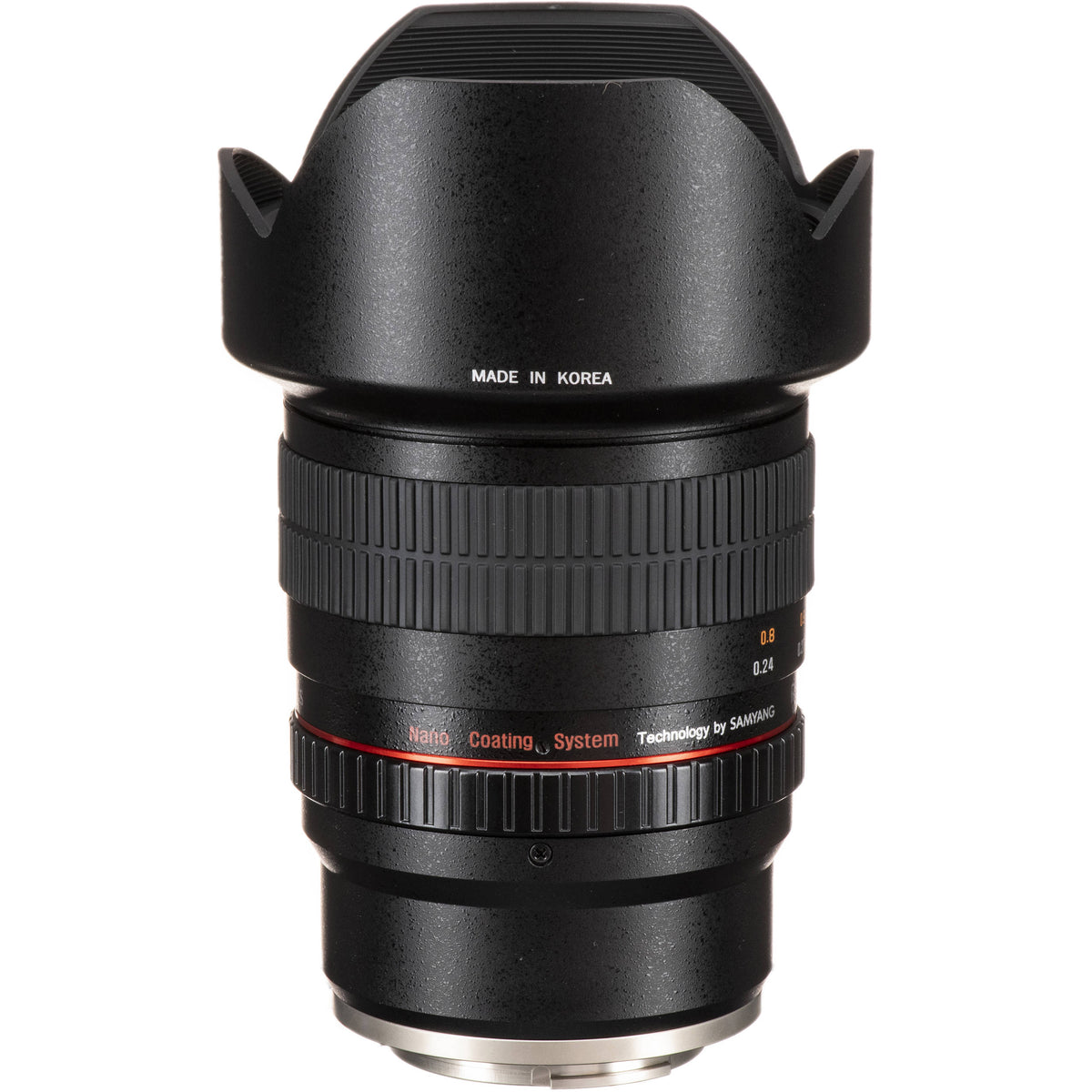 Lente Rokinon 10mm f/2.8 ED AS NCS CS - vista trasera