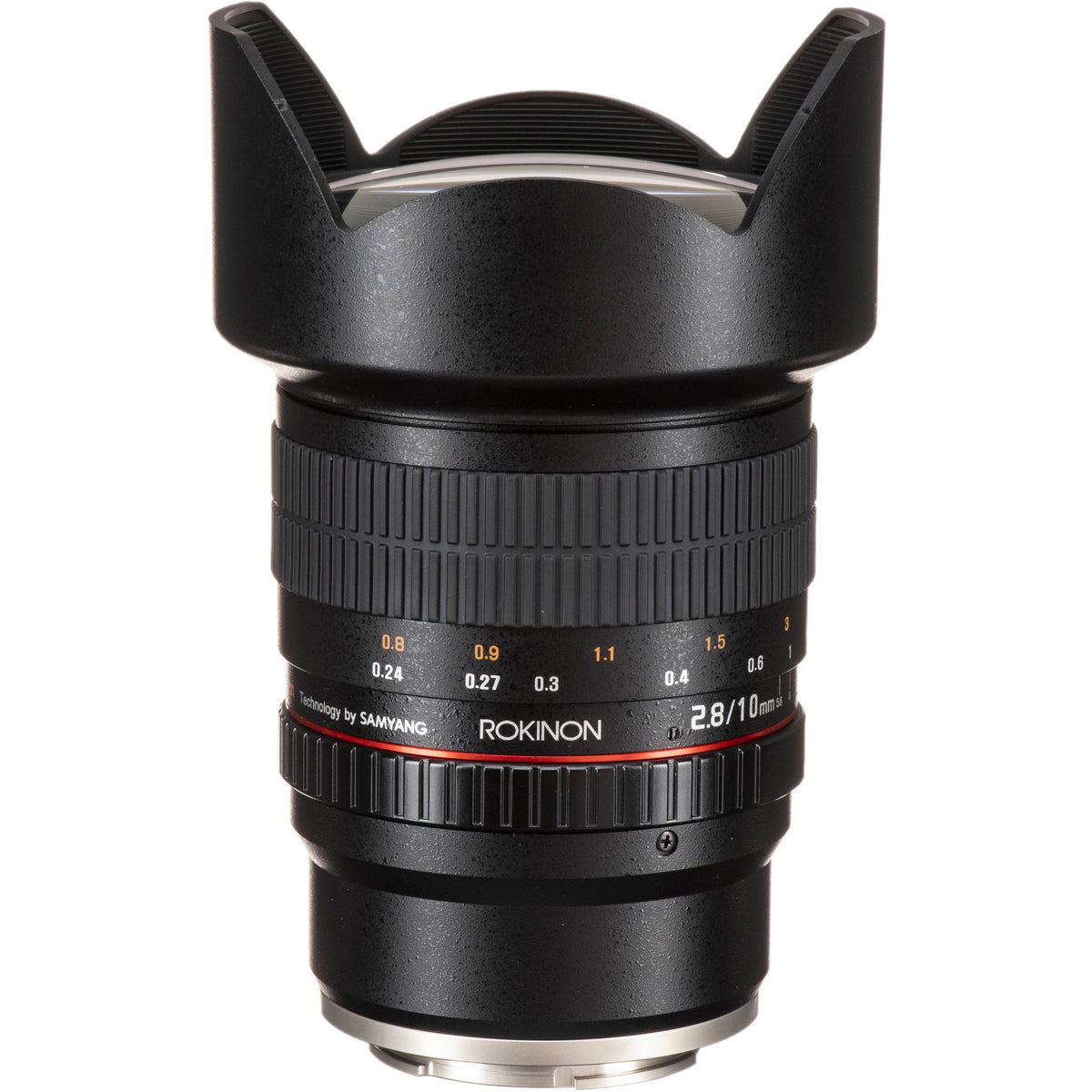 Lente Rokinon 10mm f/2.8 ED AS NCS CS - vista lateral