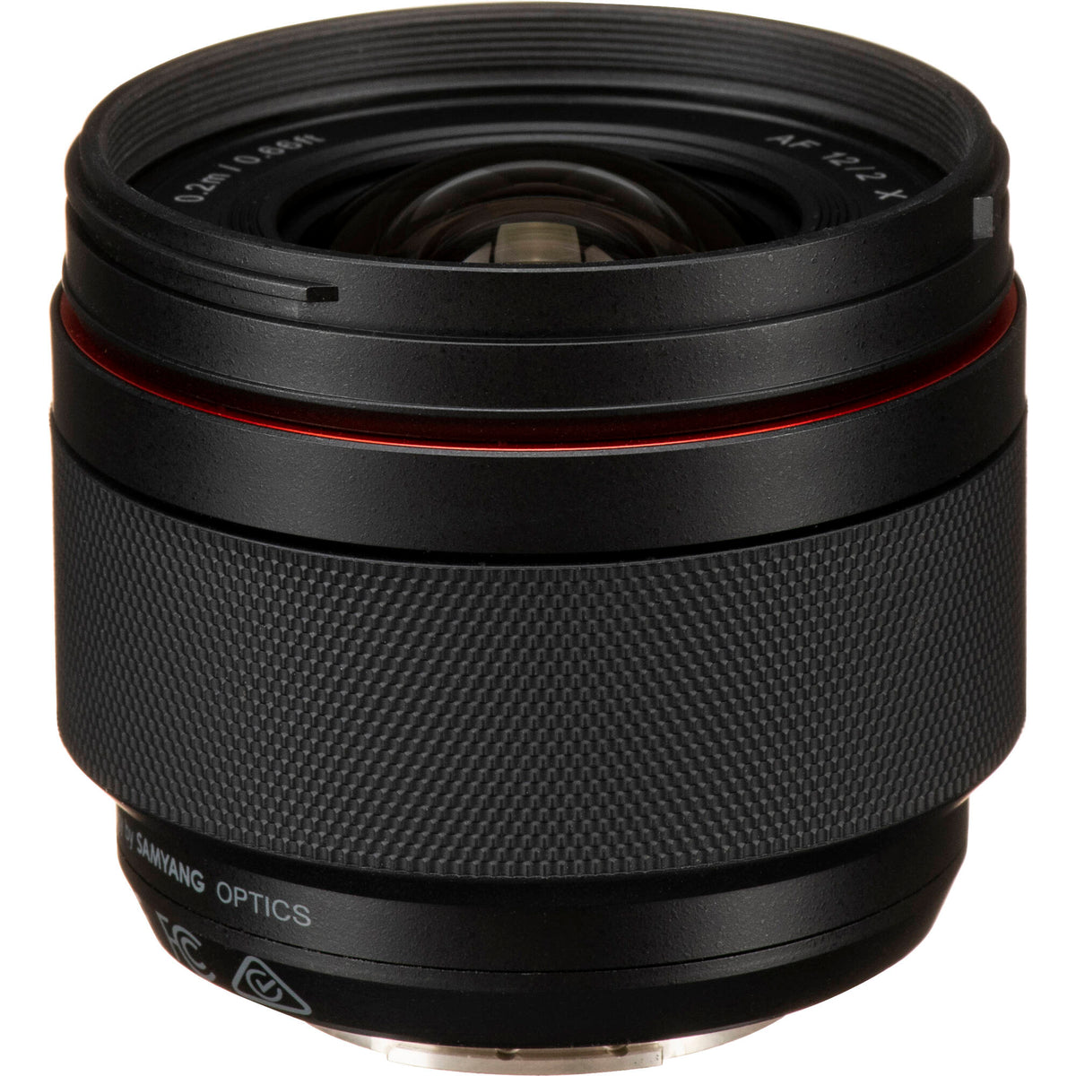 Lente Rokinon 12mm f/2.0 AF - vista trasera