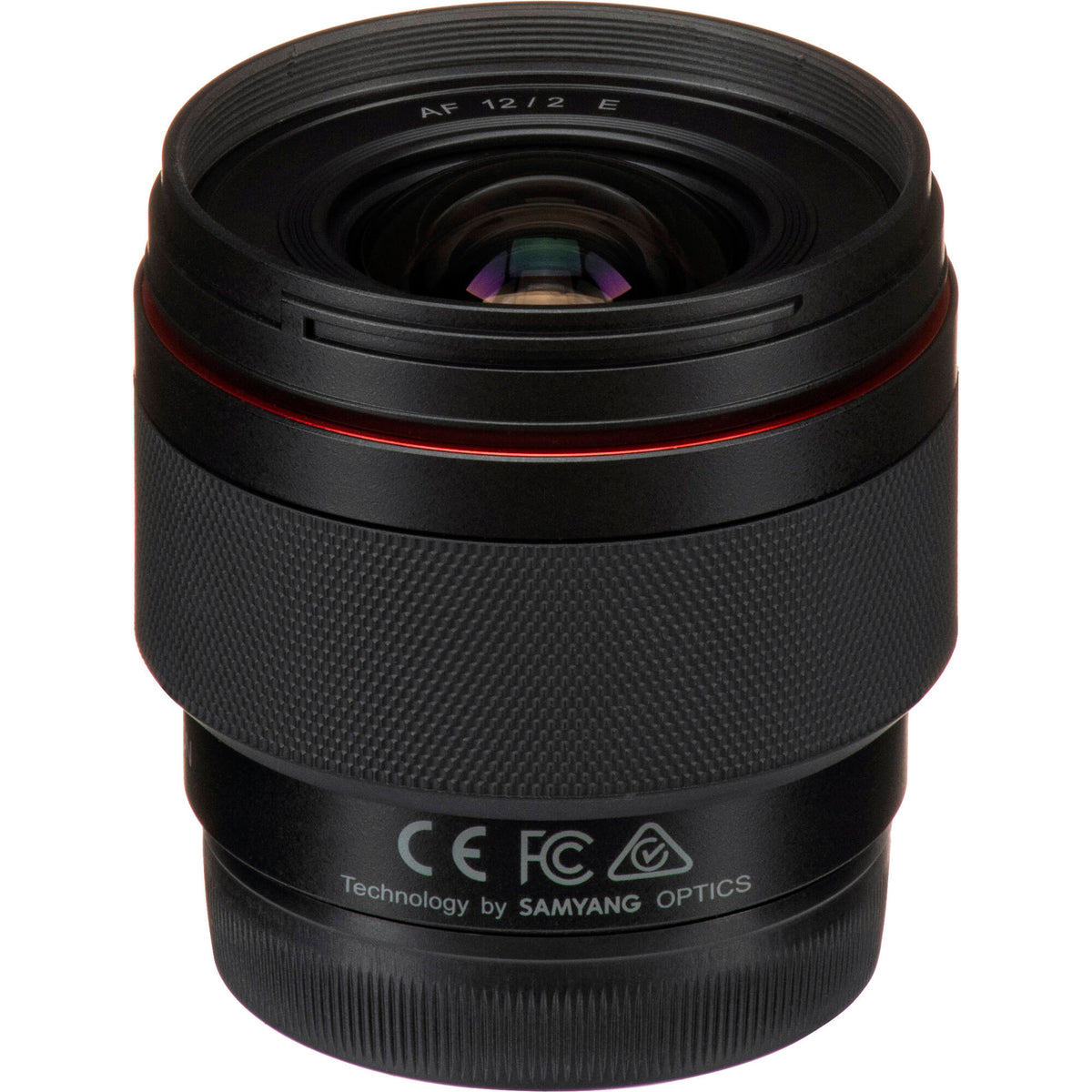 Lente Rokinon 12mm f/2.0 AF Compact Ultra Wide-Angle - contenido de la caja
