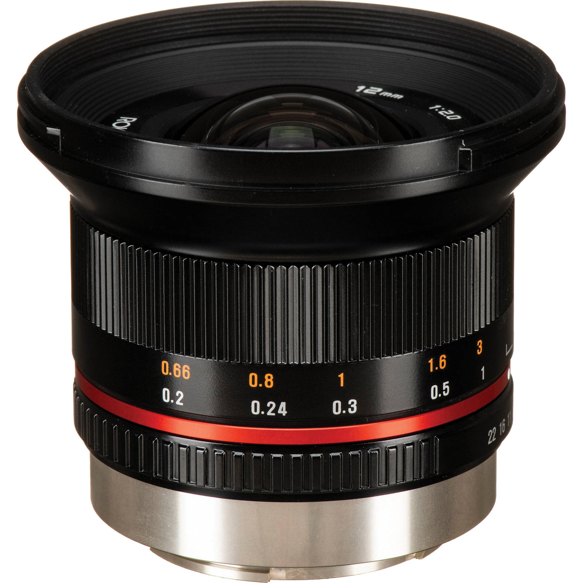 Lente Rokinon 12mm f/2.0 NCS (Negro) - vista principal