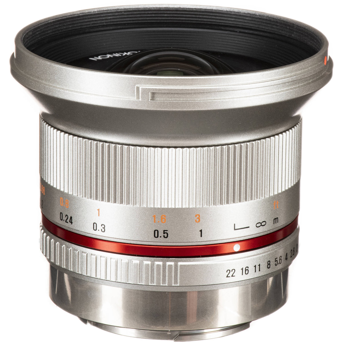Lente Rokinon 12mm f/2.0 NCS (Plateado) - vista principal
