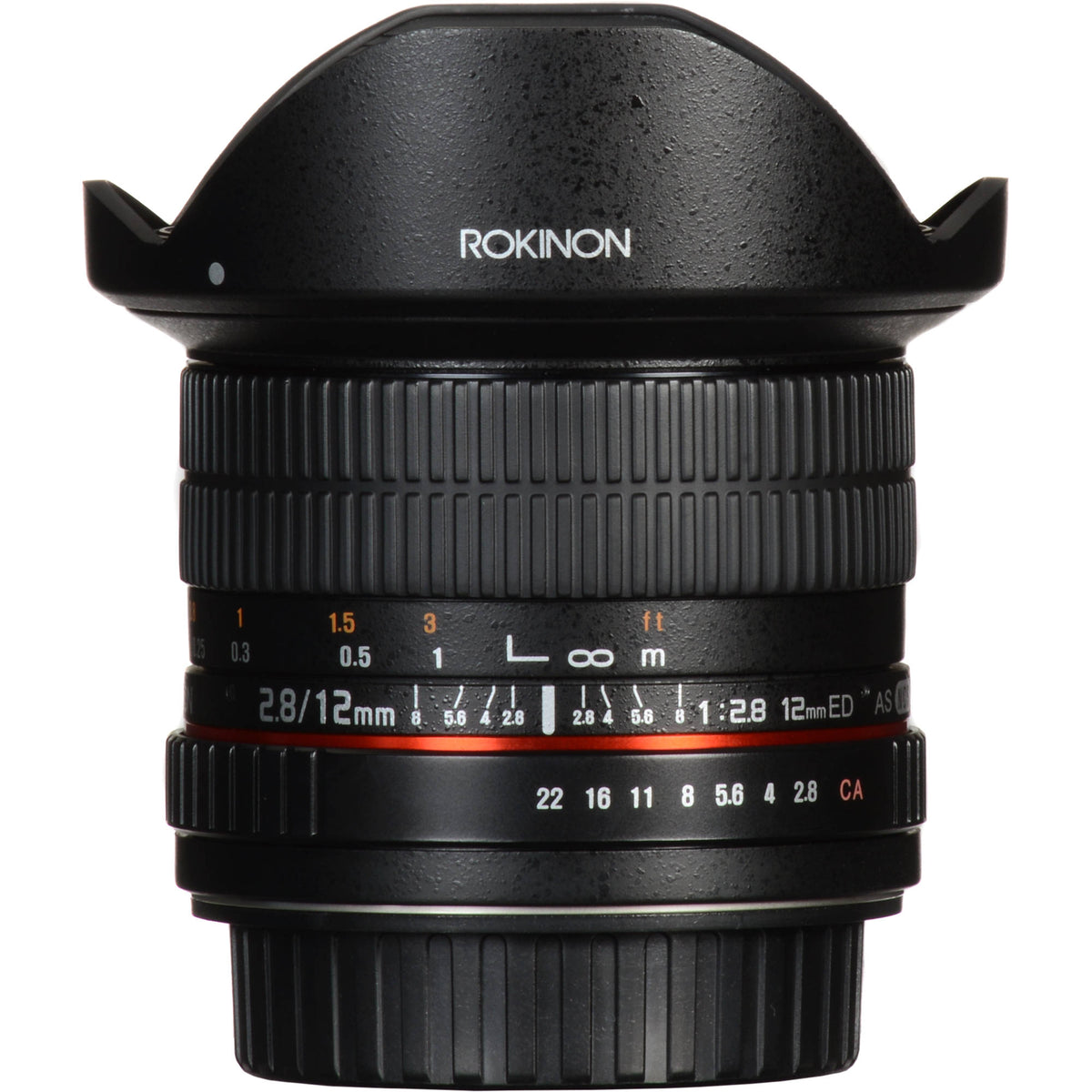Lente Rokinon 12mm f/2.8 ED AS IF NCS UMC Fisheye con AE Chip - en uso