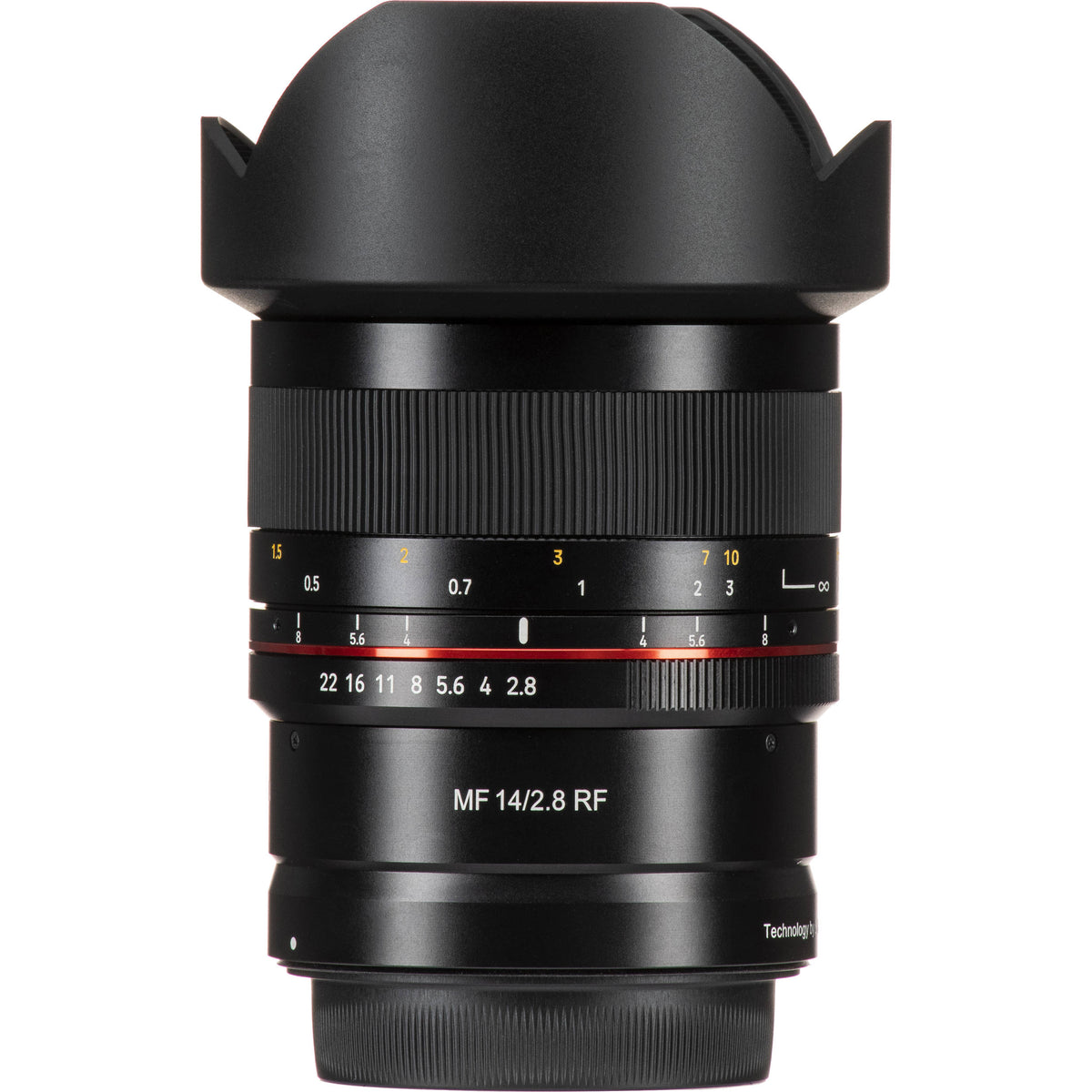 Lente Rokinon 14mm f/2.8 - detalle