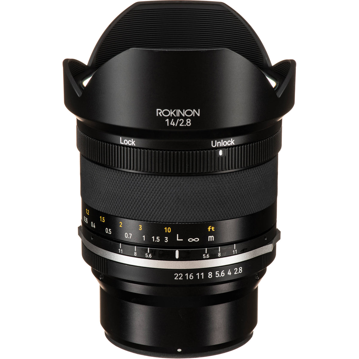 Lente Rokinon 14mm f/2.8 Series II - vista principal