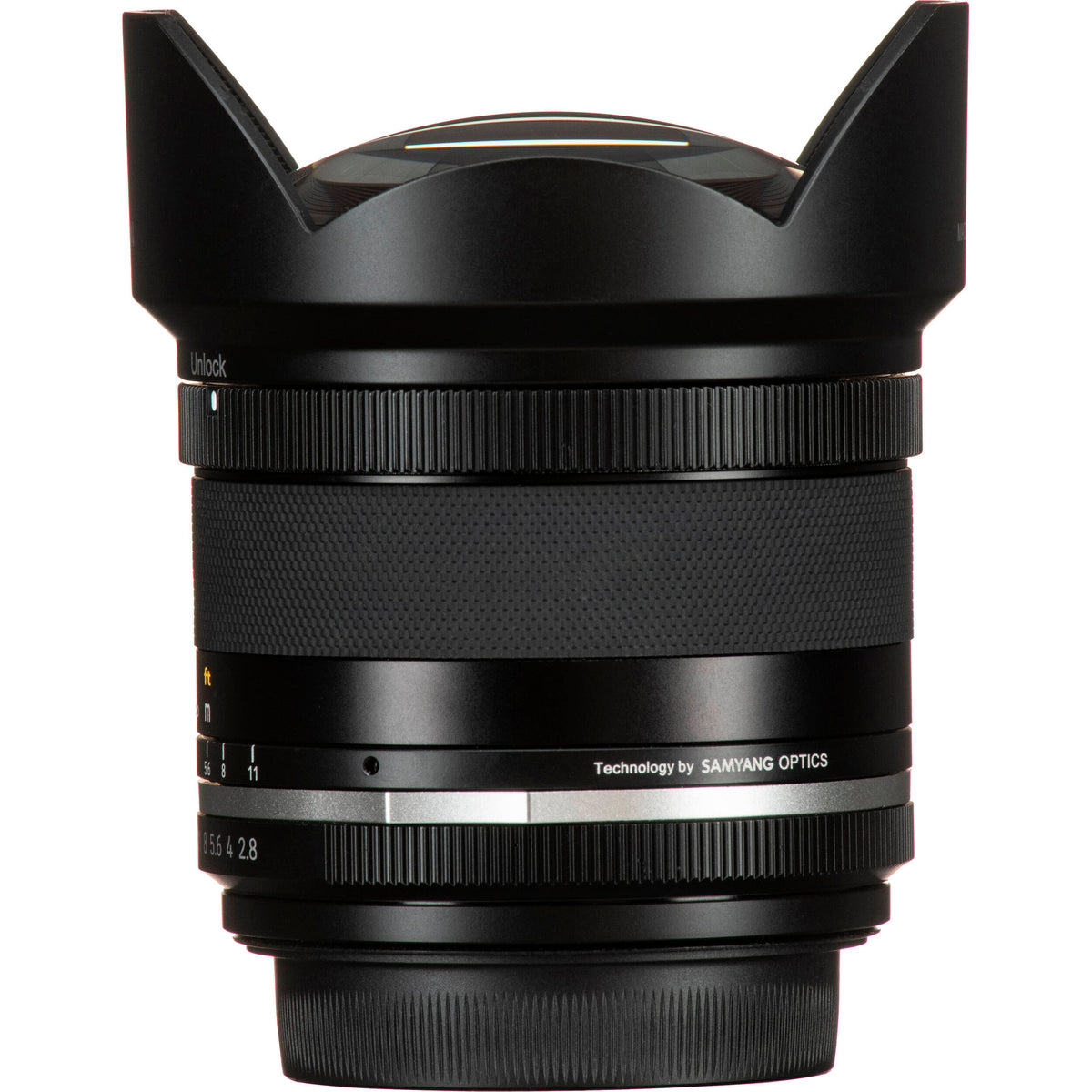 Lente Rokinon 14mm f/2.8 Series II - contenido de la caja