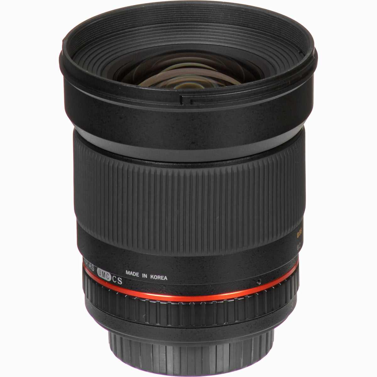 Lente Rokinon 16mm f/2.0 ED AS UMC CS LensAPS - vista lateral