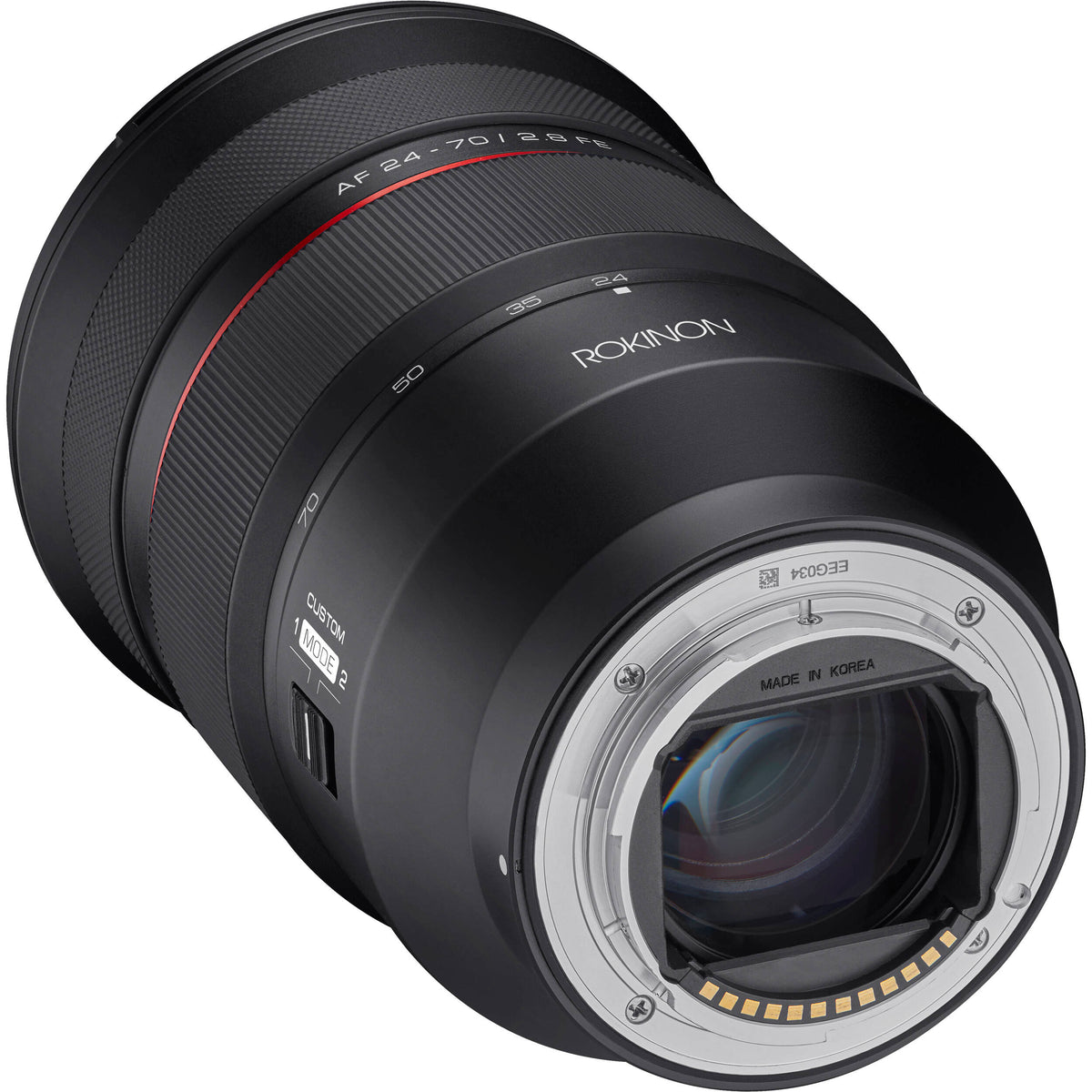 Lente Rokinon 24-70mm f/2.8 AF Zoom - detalle
