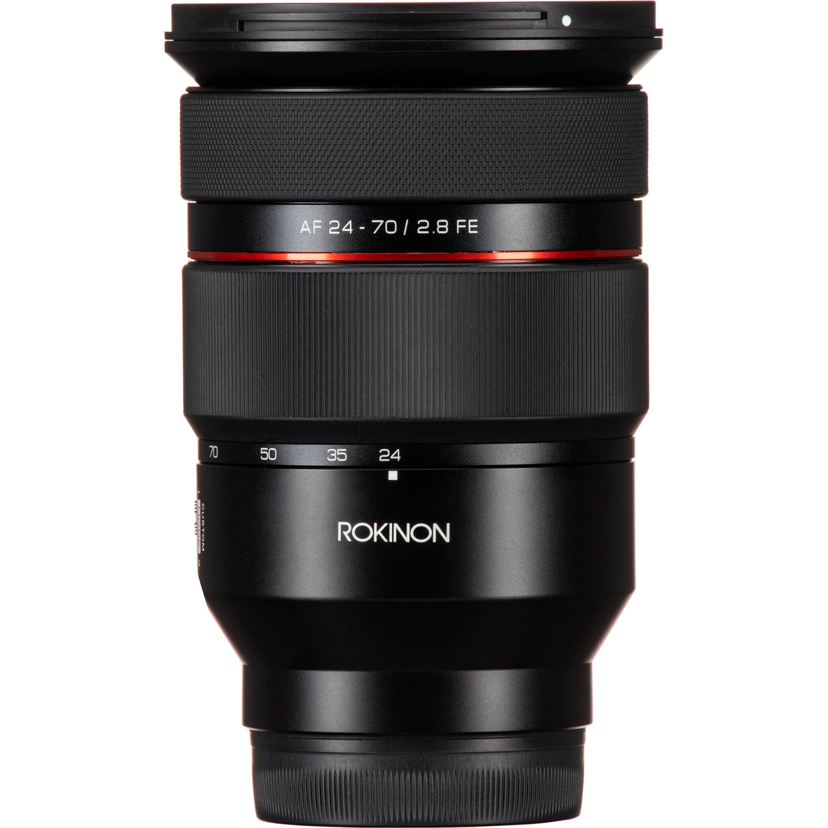 Lente Rokinon 24-70mm f/2.8 AF Zoom - contenido de la caja
