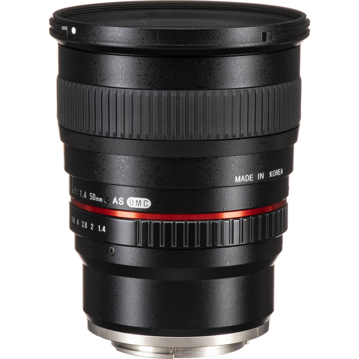 Lente Rokinon 50mm f/1.4 AS IF UMC - vista trasera