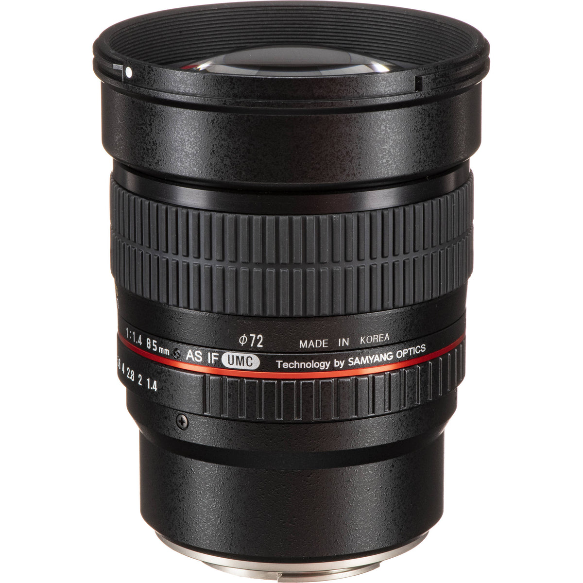 Lente Rokinon 85mm f/1.4 AS IF - vista trasera