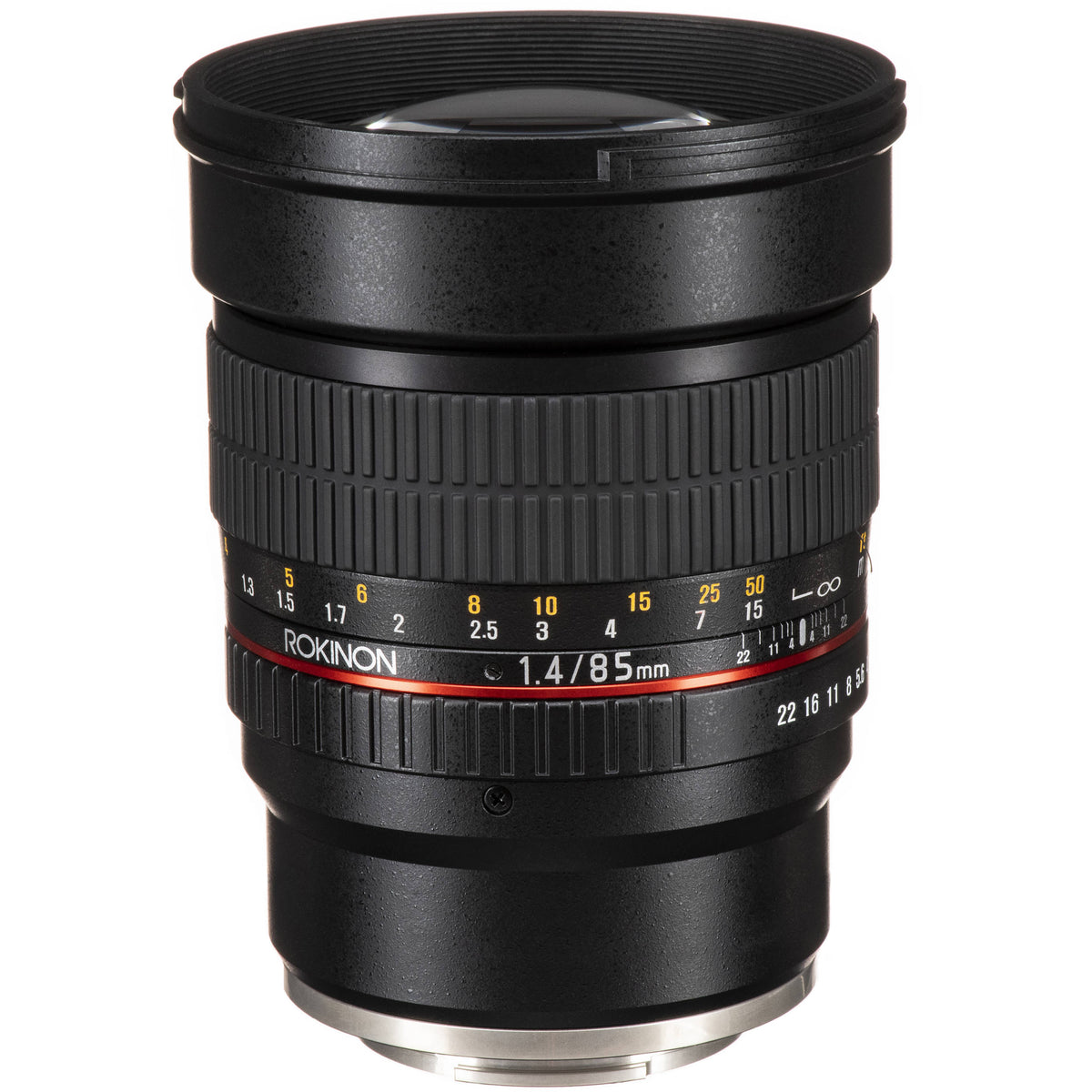 Lente Rokinon 85mm f/1.4 AS IF UMC - vista principal