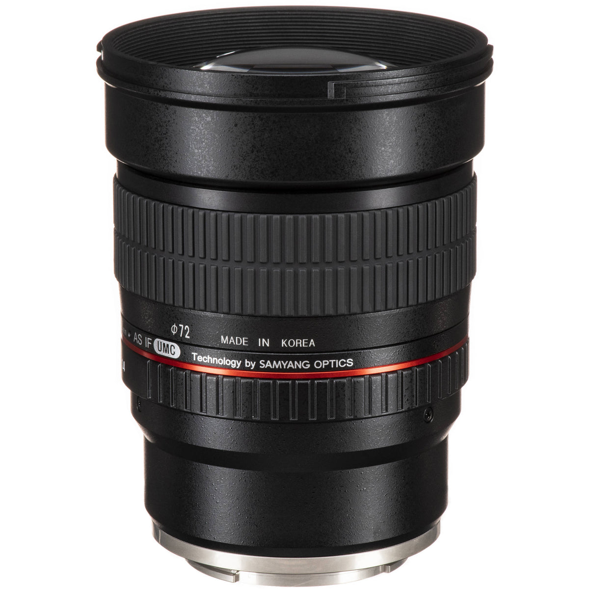 Lente Rokinon 85mm f/1.4 AS IF UMC - vista trasera
