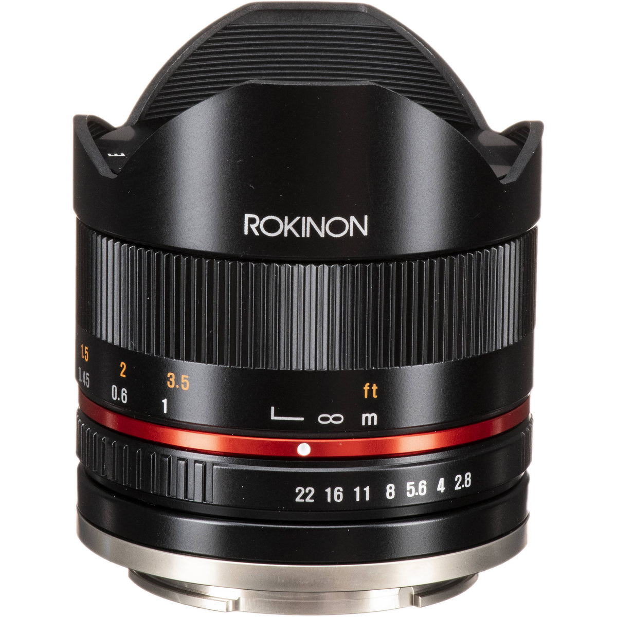 Lente Rokinon 8mm f/2.8 UMC Fisheye II (Negro) - vista principal