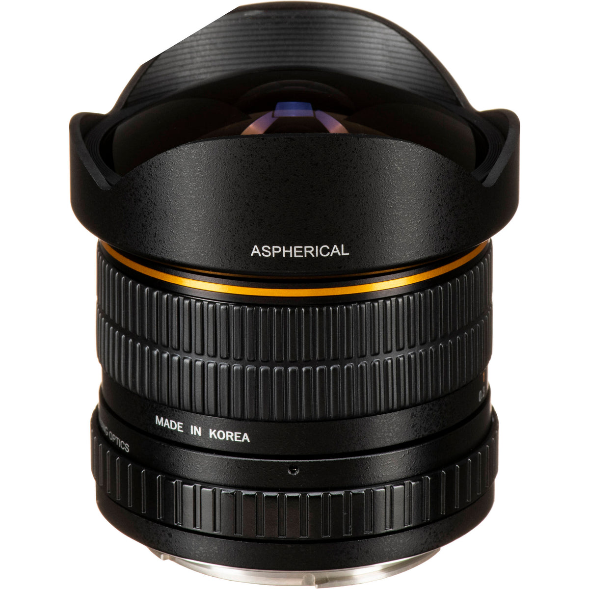 Lente Rokinon 8mm f/3.5 Fisheye - vista trasera