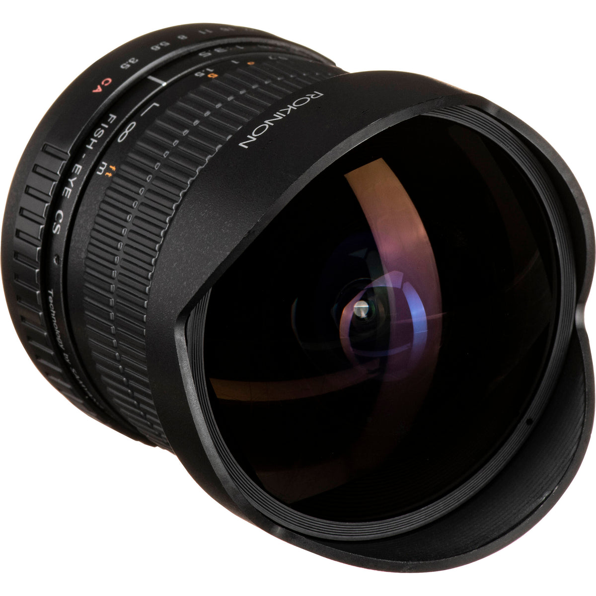 Lente Rokinon 8mm f/3.5 Fisheye - puertos y conexiones