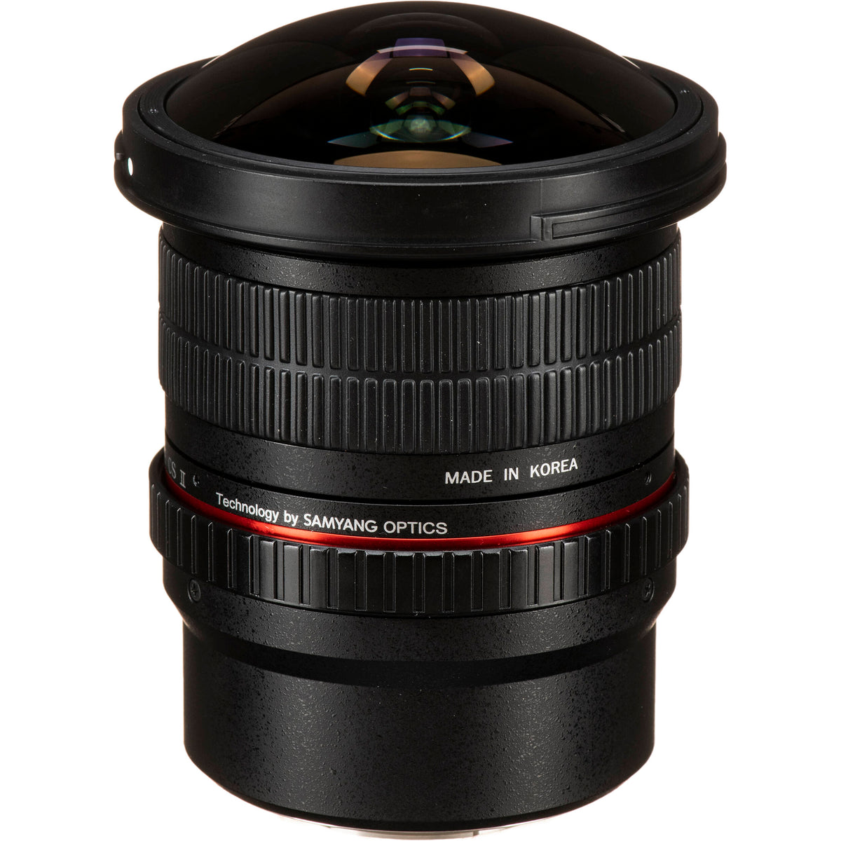 Lente Rokinon 8mm f/3.5 UMC Fisheye CS II - vista trasera
