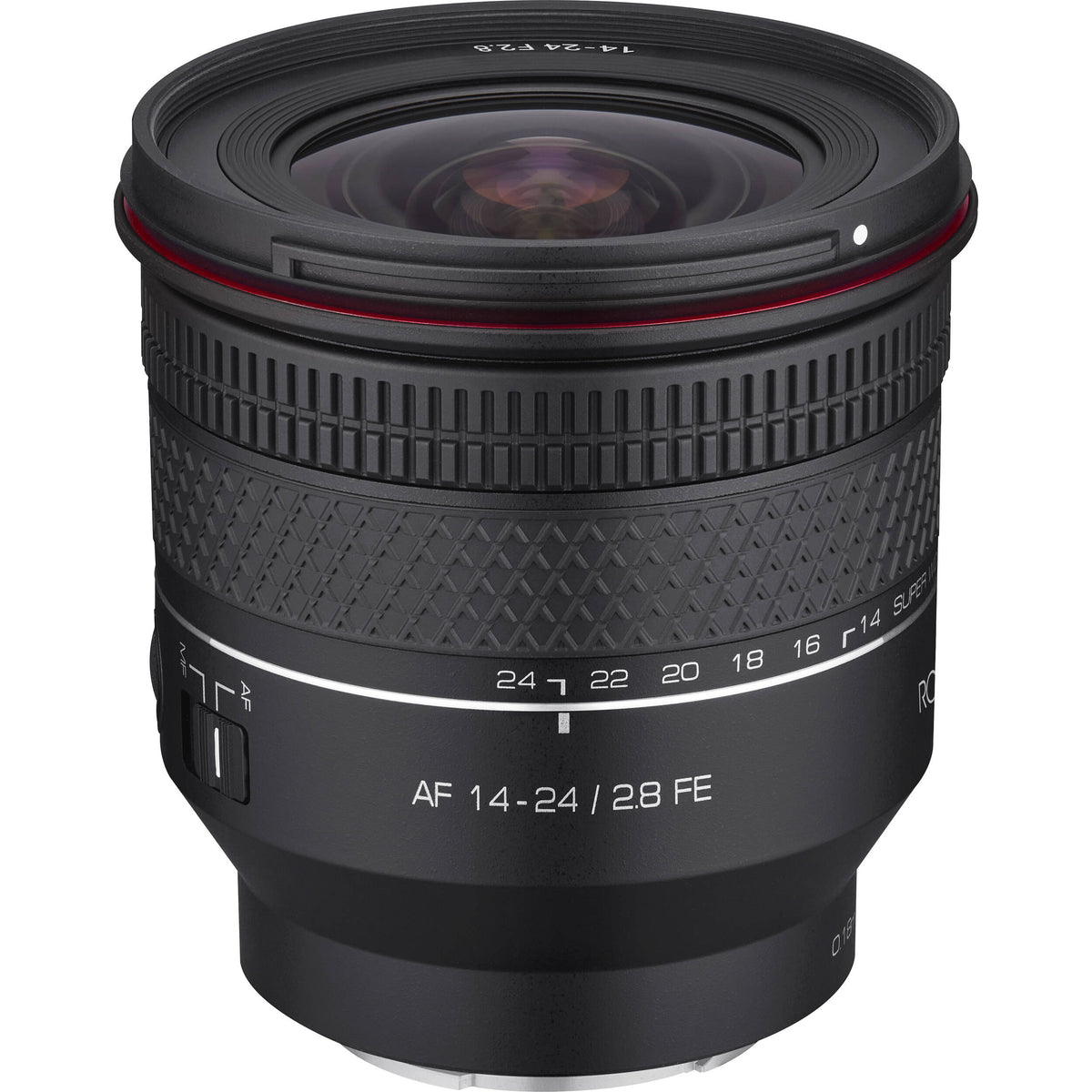 Lente Rokinon AF 14-24mm f/2.8 - vista frontal