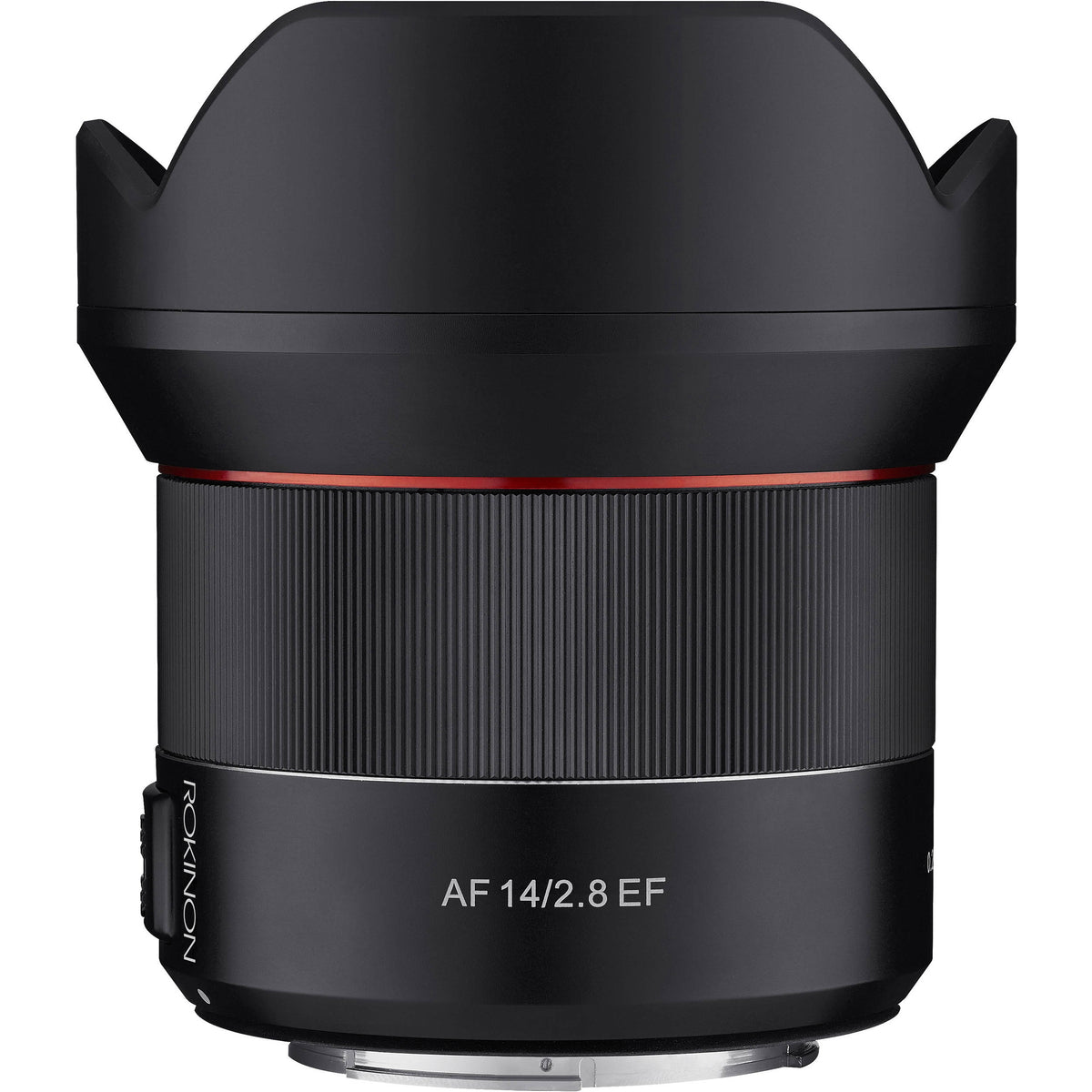 Lente Rokinon AF 14mm f/2.8 - vista frontal
