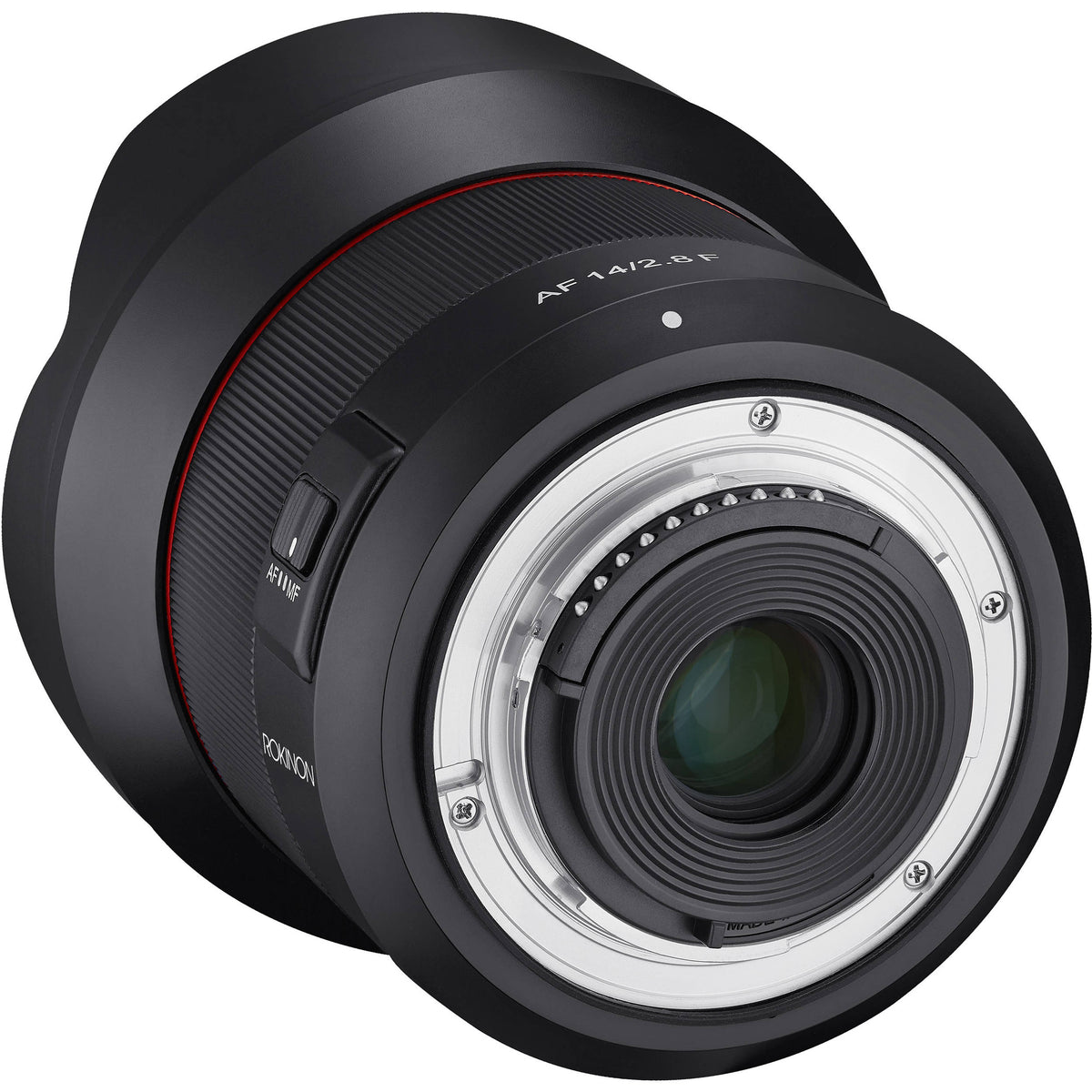 Lente Rokinon AF 14mm f/2.8 - vista trasera