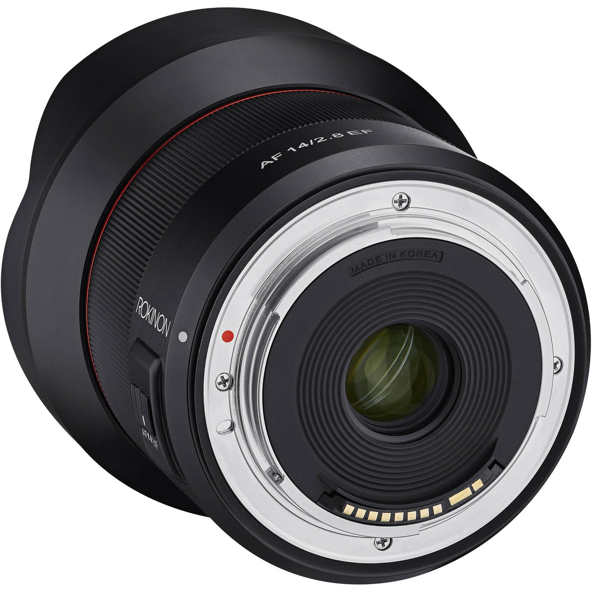 Lente Rokinon AF 14mm f/2.8 - detalle