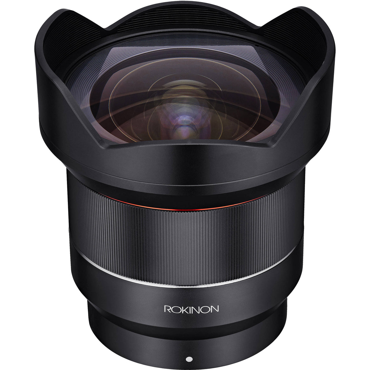 Lente Rokinon AF 14mm f/2.8 FE - vista trasera