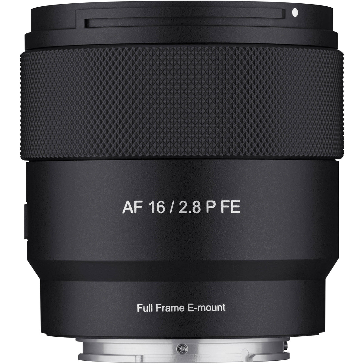 Lente Rokinon AF 16mm f/2.8 P FE - vista frontal
