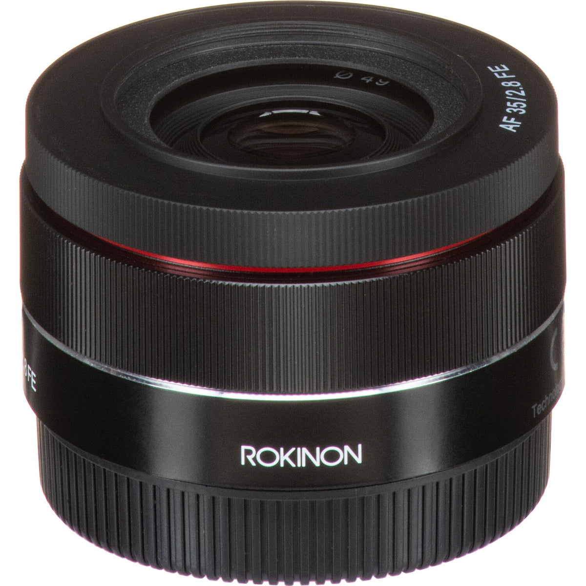 Lente Rokinon AF 35mm f/2.8 FE - contenido de la caja