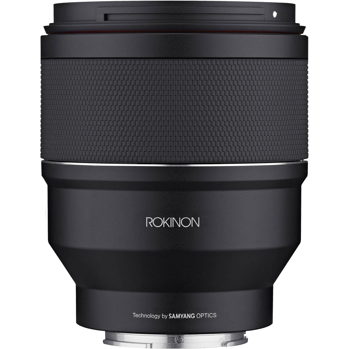 Lente Rokinon AF 85mm f/1.4 FE II - vista frontal