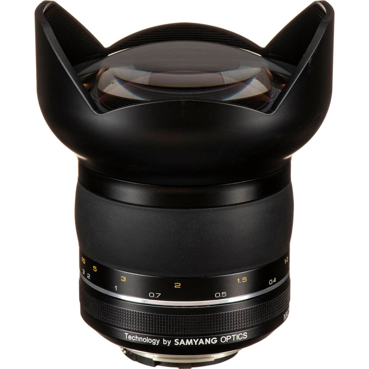 Lente Rokinon SP 14mm f/2.4 - vista frontal