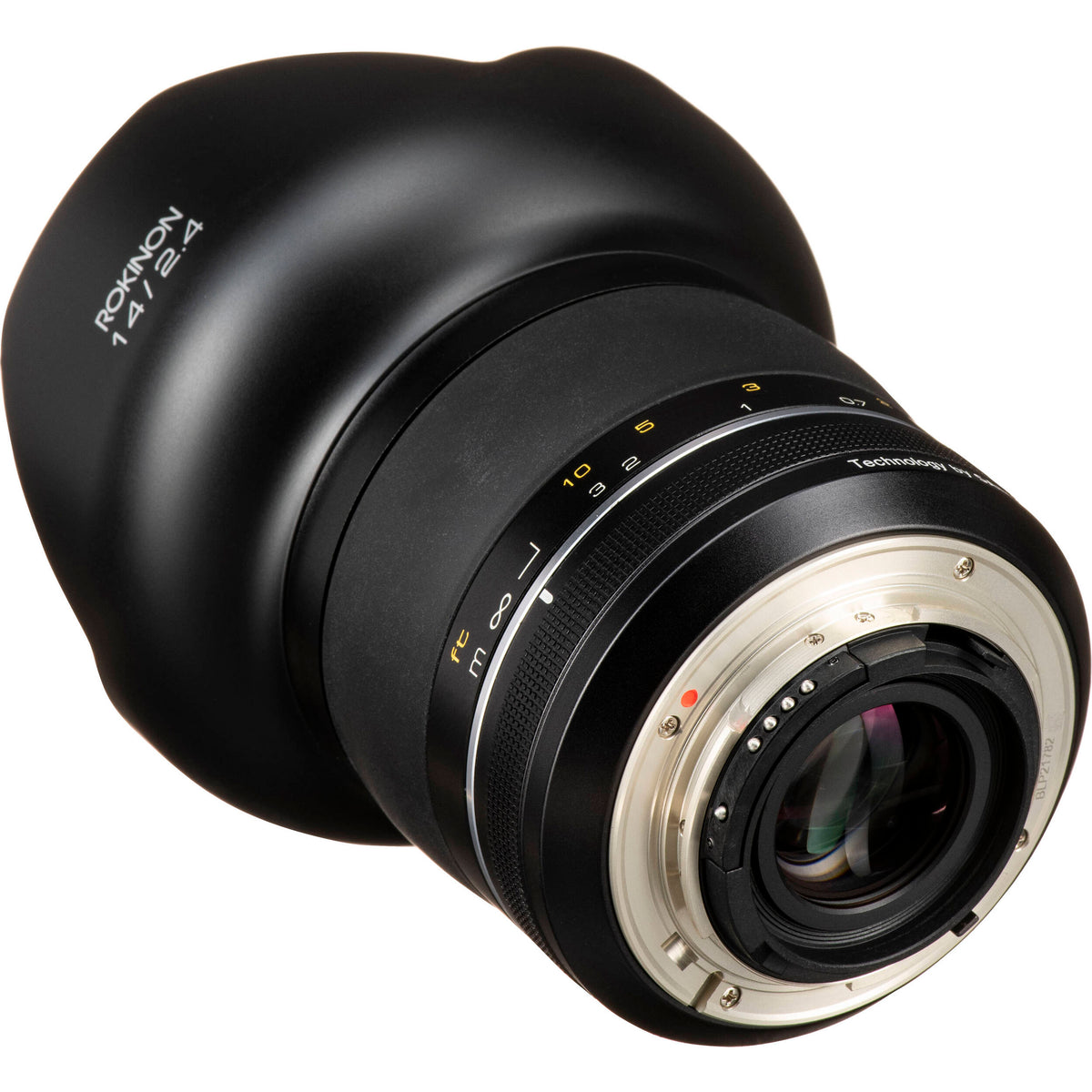 Lente Rokinon SP 14mm f/2.4 - detalle