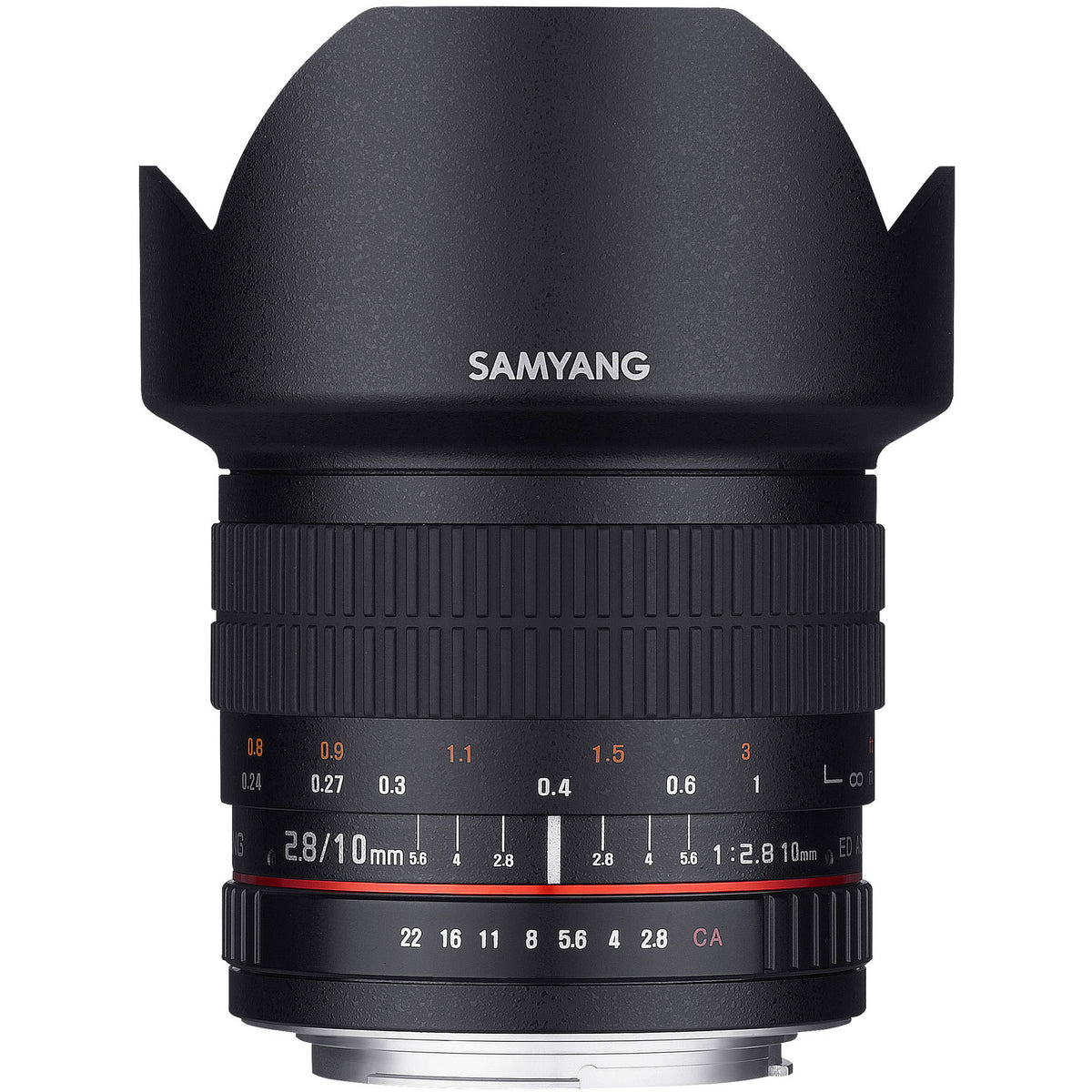 Lente Samyang 10mm f/2.8 ED AS NCS CS - vista principal