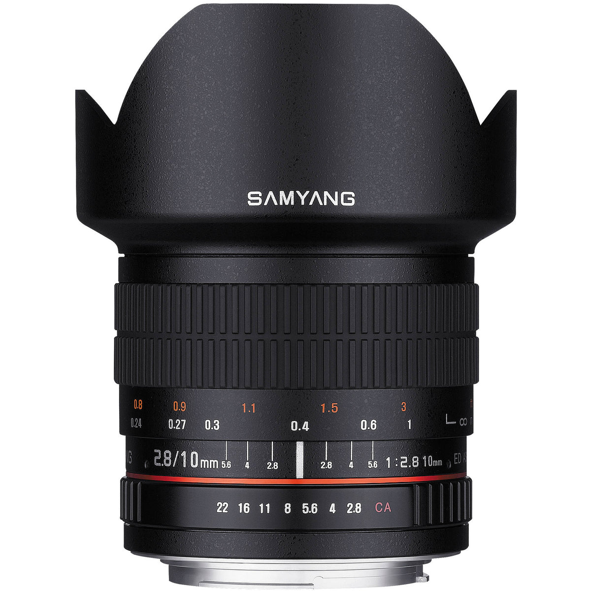 Lente Samyang 10mm f/2.8 ED AS NCS CS () - vista lateral