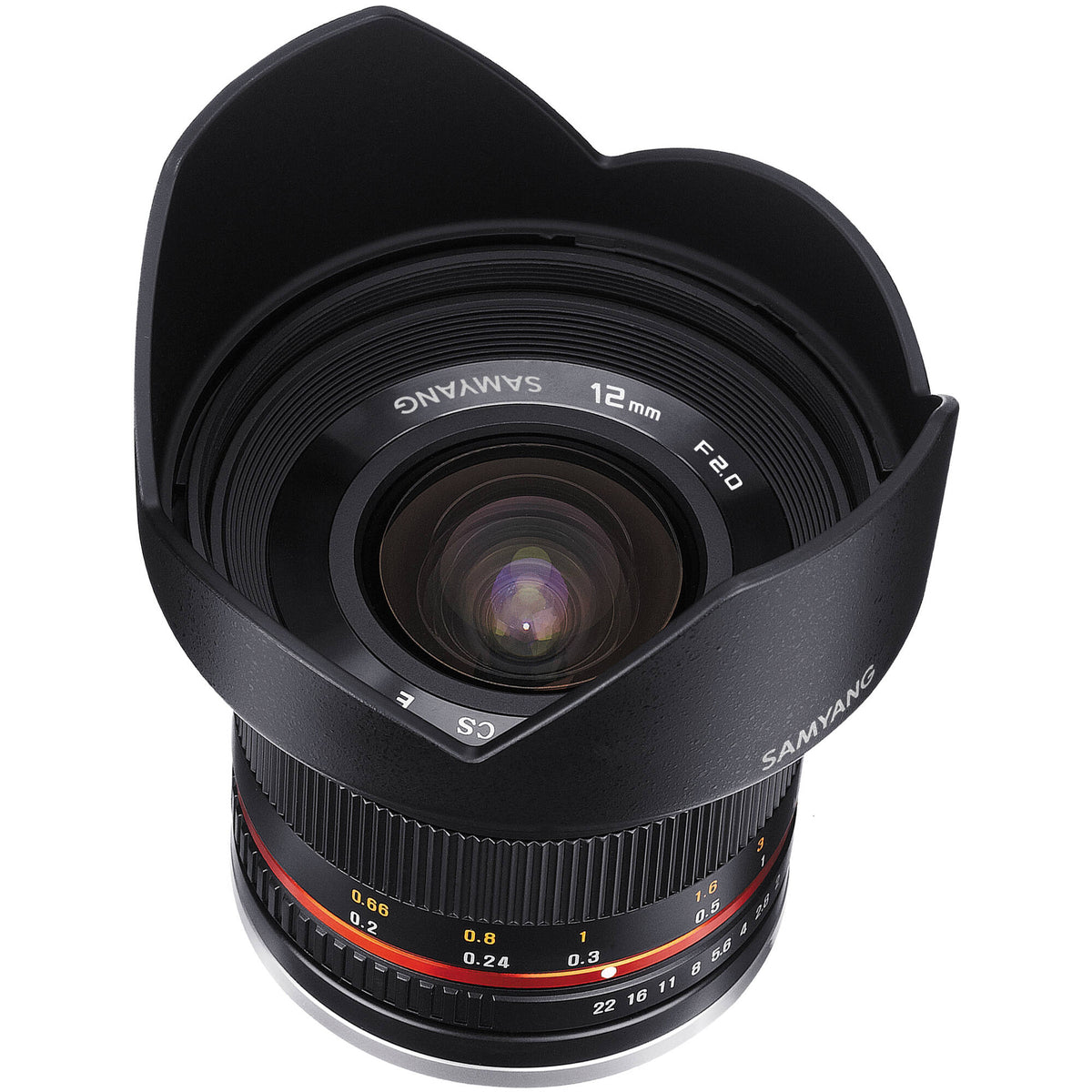 Lente Samyang 12mm f/2.0 NCS CS (APS-C) (Negro) - vista principal