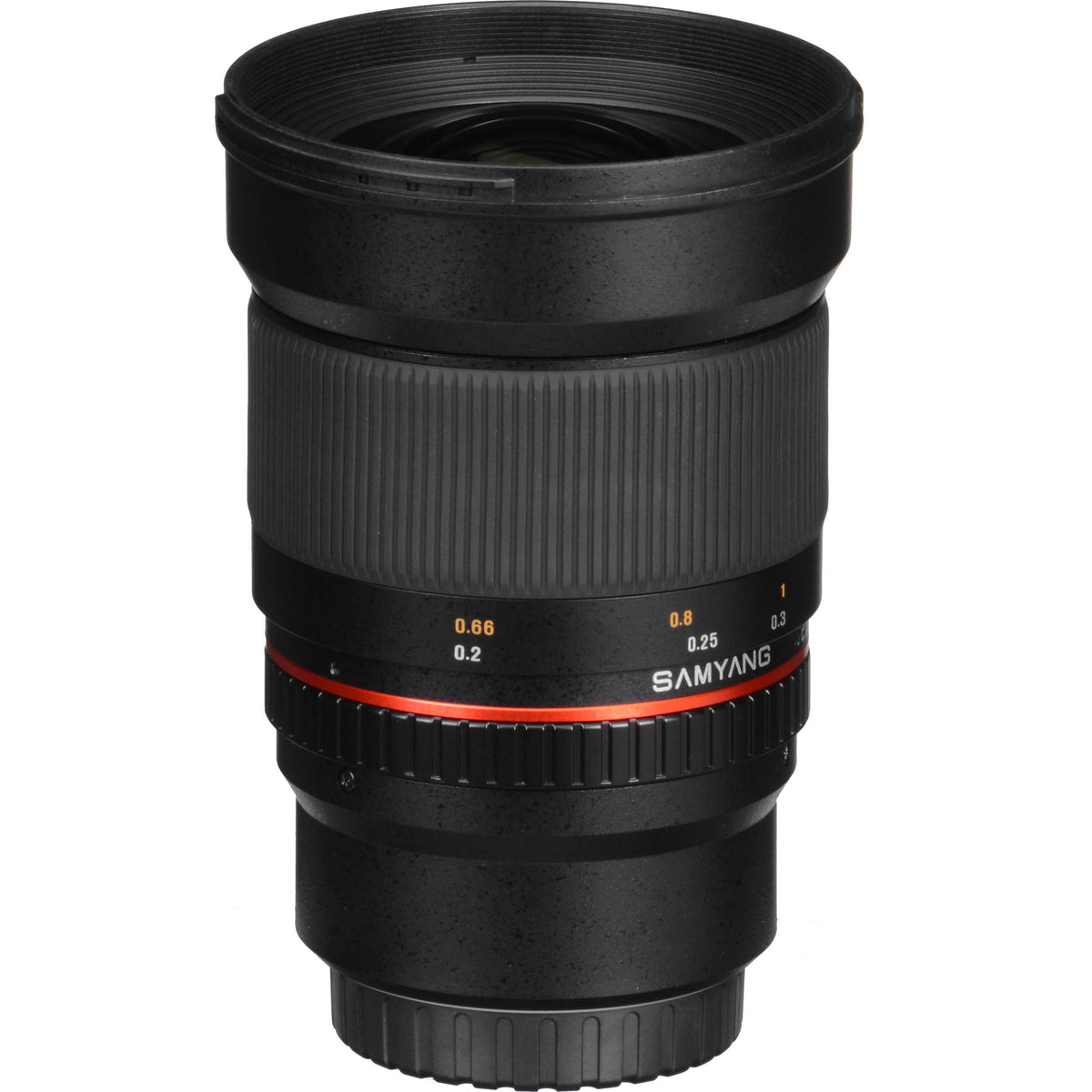 Lente Samyang 16mm f/2.0 ED AS UMC CS - vista trasera