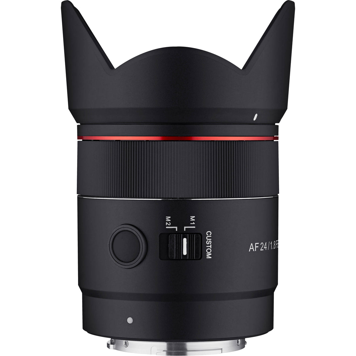 Lente Samyang 24mm f/1.8 AF Compact - vista trasera