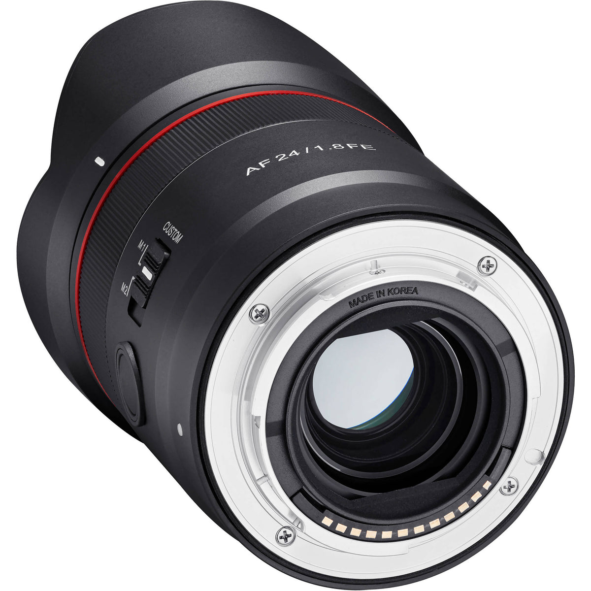 Lente Samyang 24mm f/1.8 AF Compact - detalle